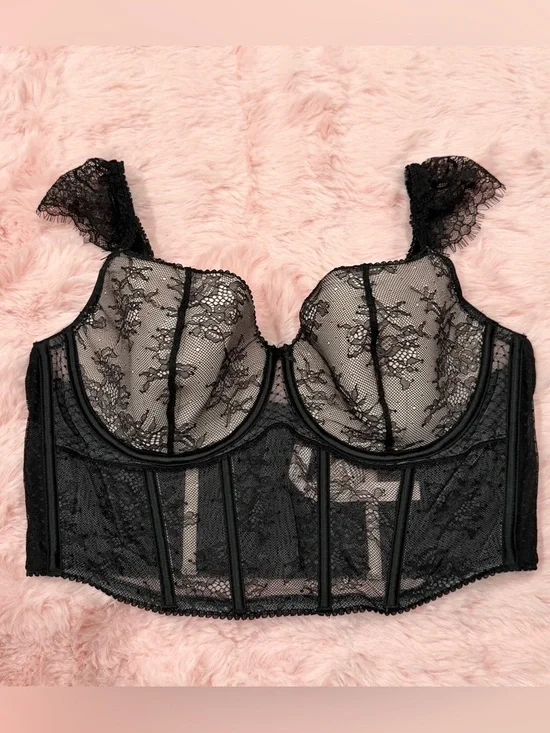 Victoria’s Secret Dream Angels Cap Sleeve Corset Top - Picture 3 of 6